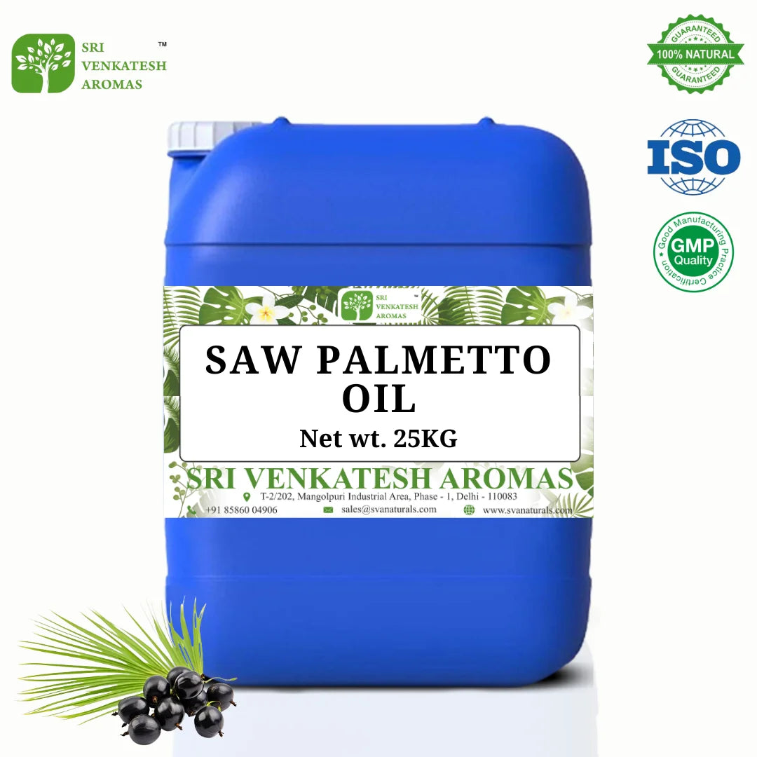 Private Label 1 KG Pure & Natural Organic Carrier Oil Saw Palmetto Essential Oil for Aroma Diffusers Uses & Skin & Hair Care Use