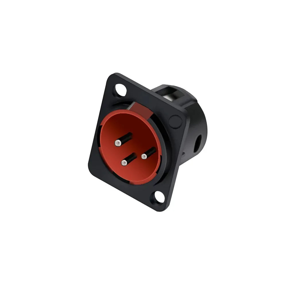 1pc 3Pin XLR Male/Female Panel Mount Chassis MIC Socket Audio Microphone Jack Plug Connector,Zinc Alloy Shell+Copper Contact