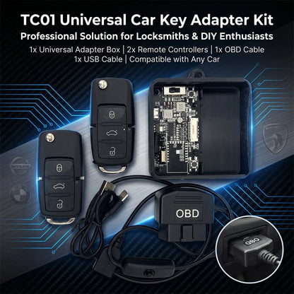 Car Key Universal Adapter Box OBD Plug  KEYDIY Remote Control Duplicator 433.92MHz Code Grabber Clone Gate Key Fob Command Hand