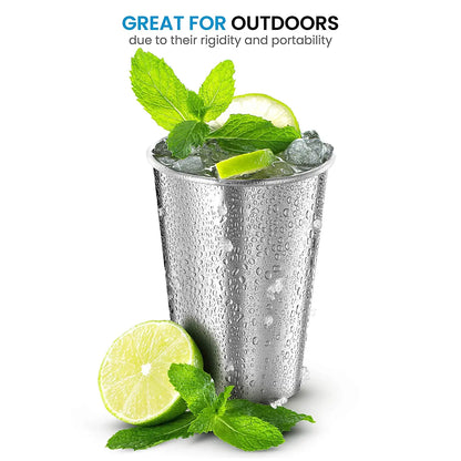 Cheap Prices Available Eco-Friendly Single Layer Stainless Steel Pint Cups Tumblers Dishwasher Safe Unbreakable for Beer Water