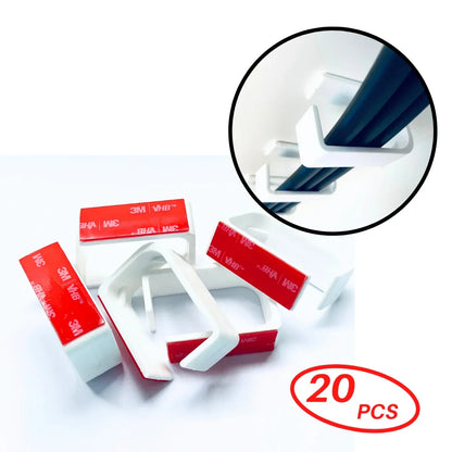 20 PCs Cable Organizer Self Adhesive 3M Desk Organizer Wire Fastener Cable Management