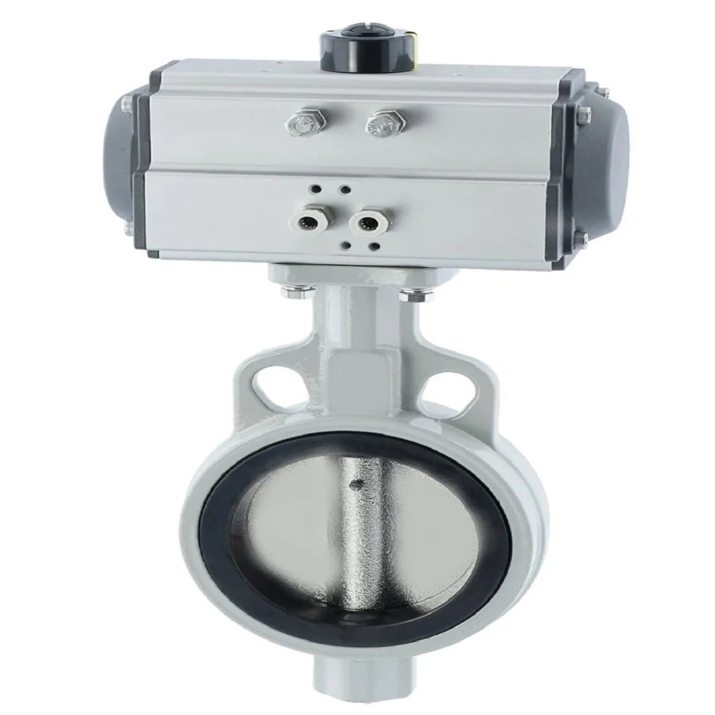 High-Temperature Spring Return Pneumatic Actuator for Butterfly Valves Regulating Control Structure for Water Gas Oil Base Media