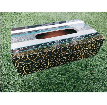 Handcrafted Enamel MDF Board Classic Customized Size Tissue Dispenser for Wedding & Event Decor