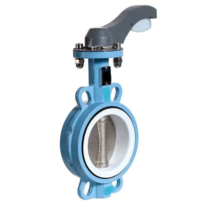 C-Way Stainless Steel Al05 1 1/2 Inch Butterfly Valves 200 Class Manual Power Oil Water Media High Temperature 12-Month Warranty
