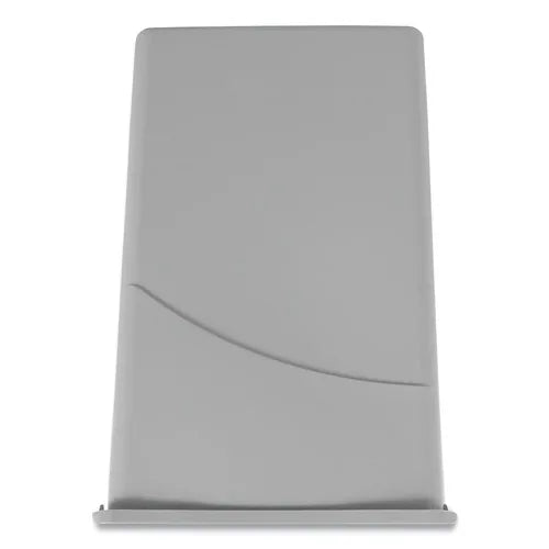 Boardwalk 23 Gallon HDPE Slim Waste Container Large Gray PP Material for Office Kitchen Outdoor Public Space Restaurant Use