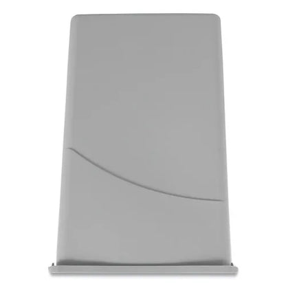 Boardwalk 23 Gallon HDPE Slim Waste Container Large Gray PP Material for Office Kitchen Outdoor Public Space Restaurant Use