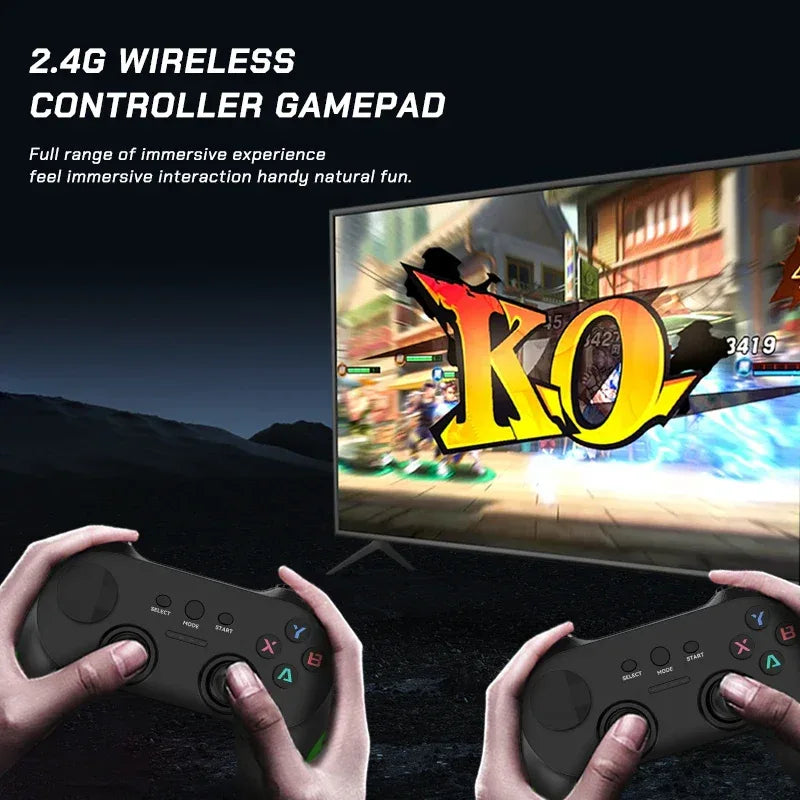 Super Console G36 Pro ultra128G Retro Video Game Console with 60000+ Games for MAME/PS1/PSP/DC Retro Kid Gift Game Console 4K HD