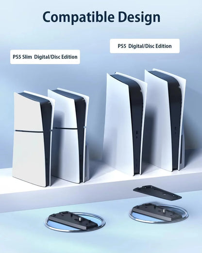 New Metal Stand Console Stand With Screws for PS5 Slim/PS5 PRO Vertical Storage Stand Gaming Accessories