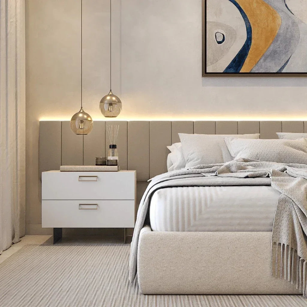 Kit 10 Bed Headboard Box King Upholstered Modulated 45x20cm-Various Sizes