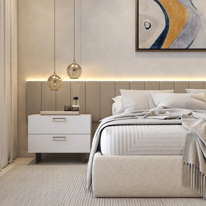 Kit 10 Bed Headboard Box King Upholstered Modulated 45x20cm-Various Sizes