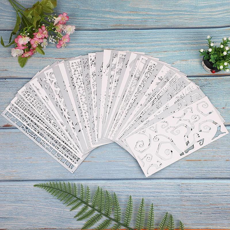 New Arrival Autumn Leaf Trees Background Metal Cutting Dies for 2025 DIY Scrapbooking Winter Frame Card Making Note Stencils