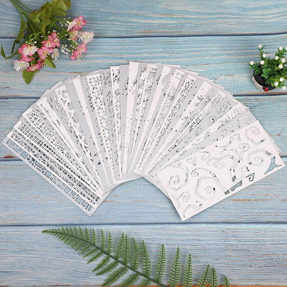 New Arrival Autumn Leaf Trees Background Metal Cutting Dies for 2025 DIY Scrapbooking Winter Frame Card Making Note Stencils