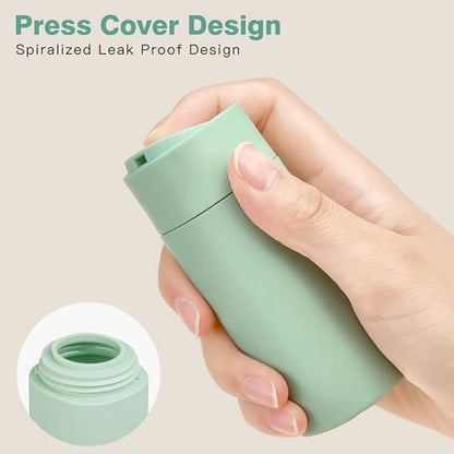 5pcs Travel Cream Dispenser Bottles Set Travel Bottles Toiletry Containers Set, TSA Approved, Travel Essentials