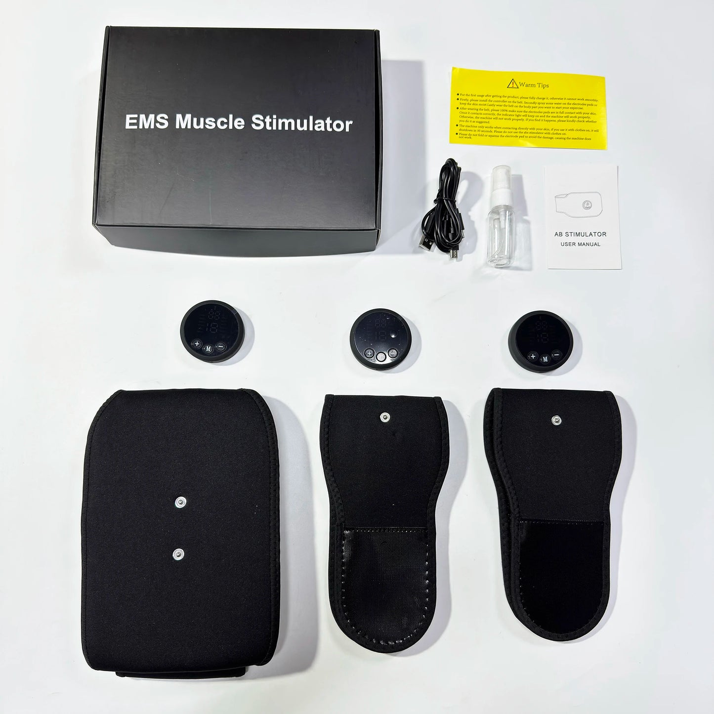 Toner Training Device Sports Fitness AB Workout Equipment Office Electronic Muscle EMS Stimulator Abs Abdominal Toning Belt