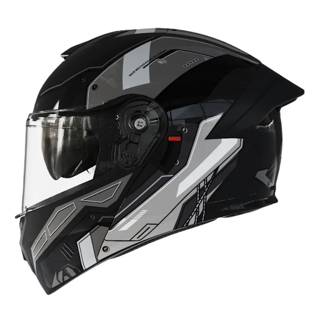 New ABS Modular Full Face Dual Visor Moto Helmet LED Tail Lights Dirt Bike Racing Casco for Men Women Motorcycles Helmets