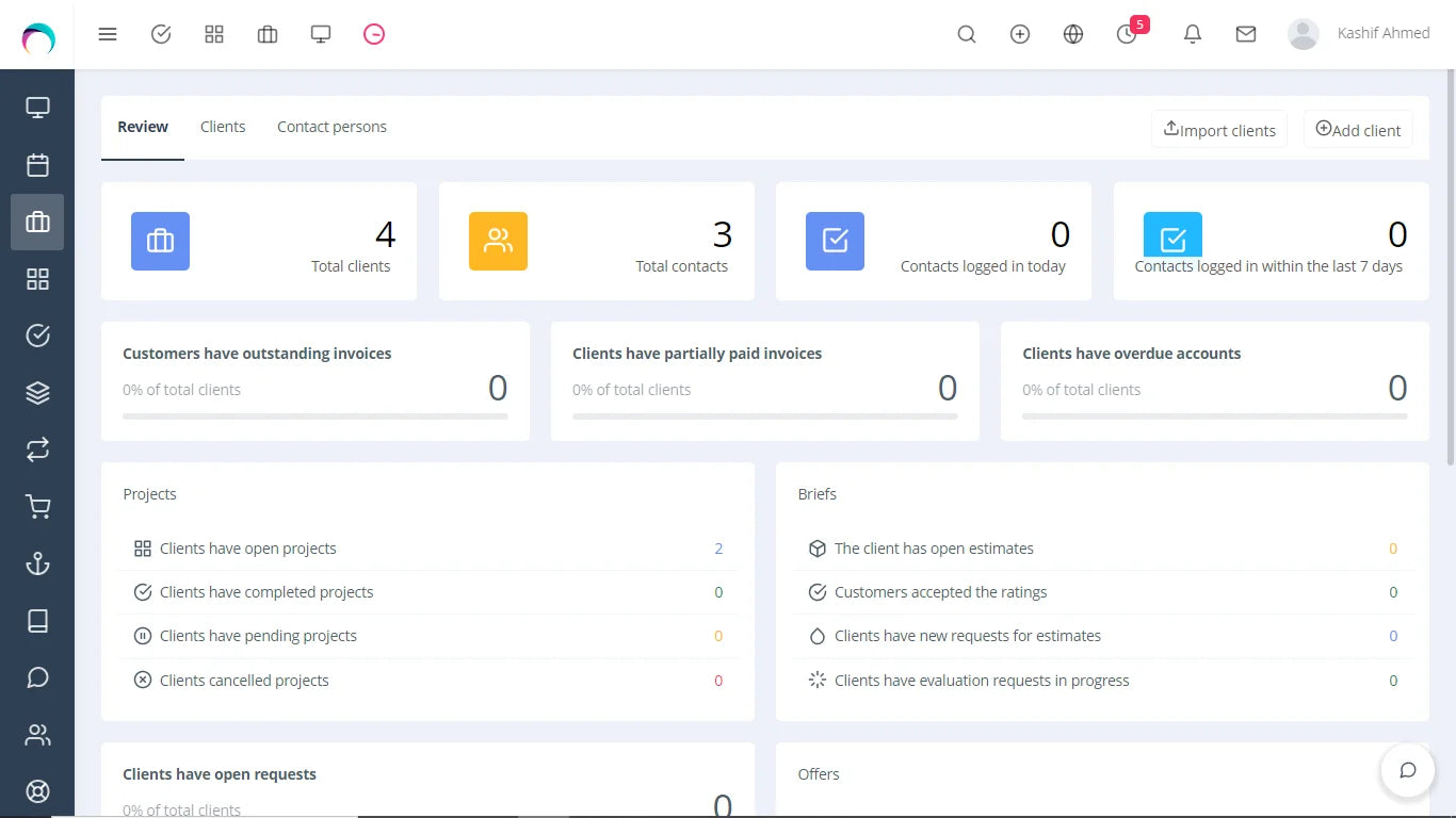 Optimum quality CRM Software for customer management and business growth