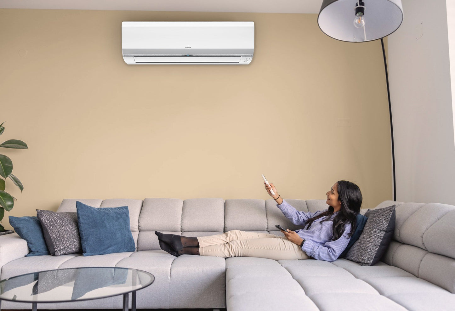 For 9600 BTU Split AC 3 Star Standard Series R32 Refrigerant New Household Use Energy Saving