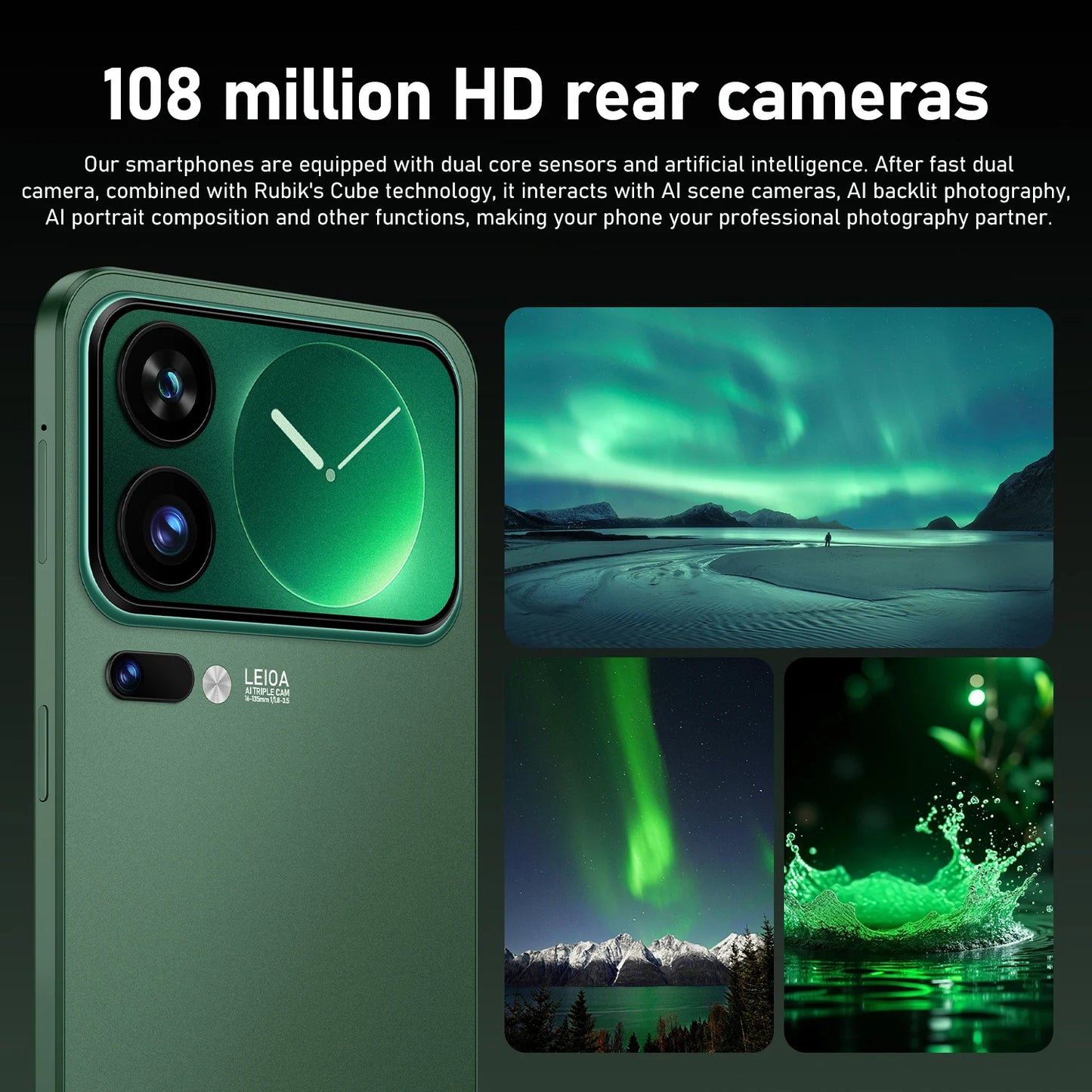 NEW HOT Original Silicone Case For M17 Pro Max Snapdragon 8 Gen4 7.3" Android 15 16GB 1TB 5G 7800mAh 108MP