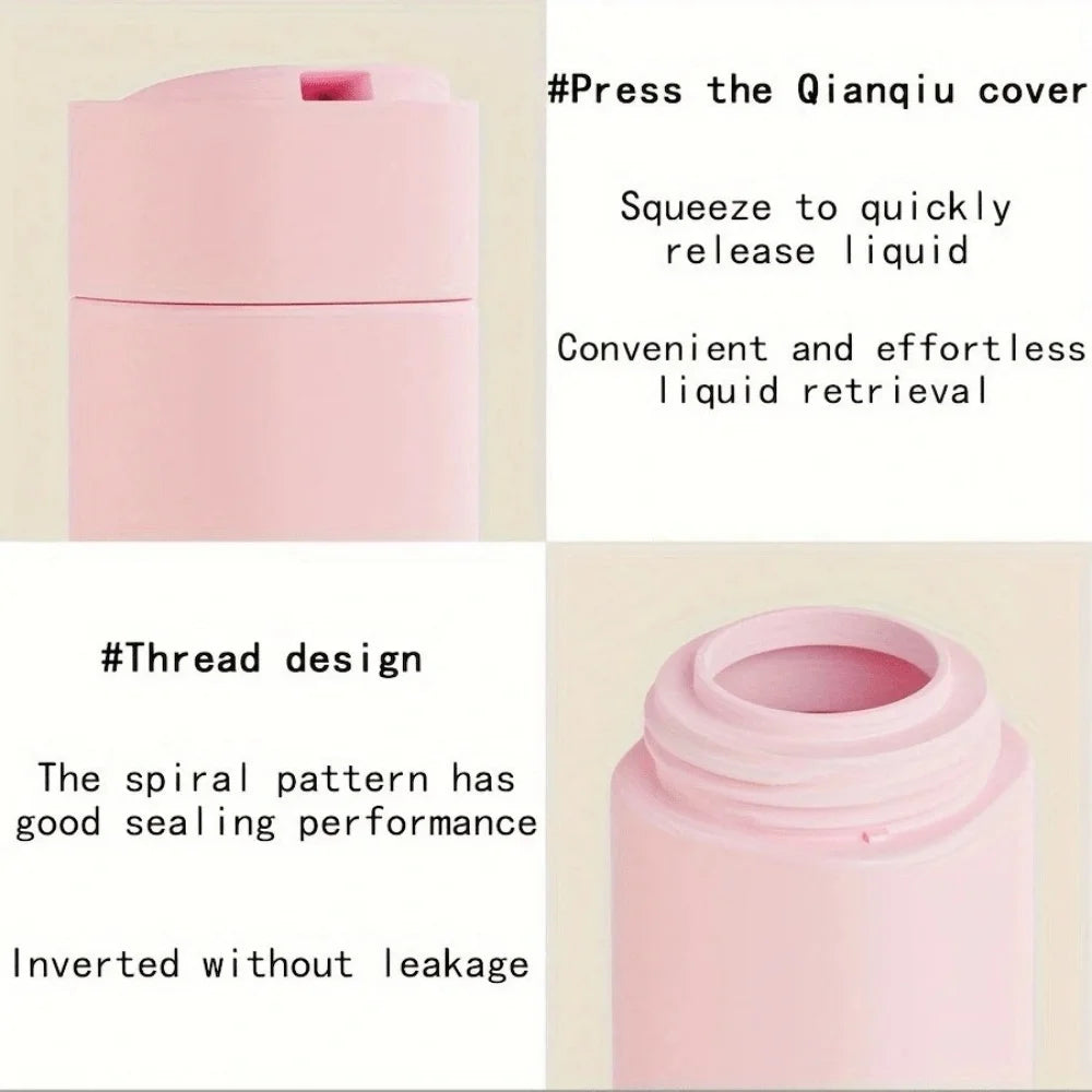5pcs Travel Cream Dispenser Bottles Set Travel Bottles Toiletry Containers Set, TSA Approved, Travel Essentials