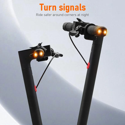 2026 New AOVOPRO P7 Turn Signal Electric Scooter 350W 8.5 Inch Tire Smart Escooter 31KM/H 36V10.5AH Electric Scooter for Adults