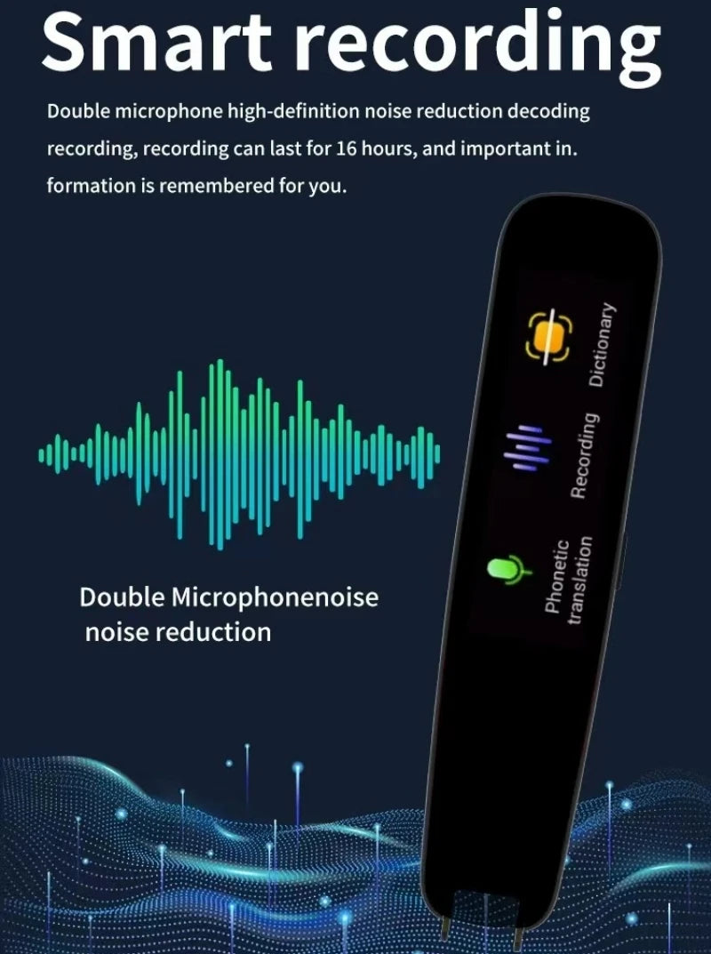 Scanning Translation Pen Portable Translator Spanish Russian Arabic Portuguese Korean French Ukraine Hebrew Offline Translate A6