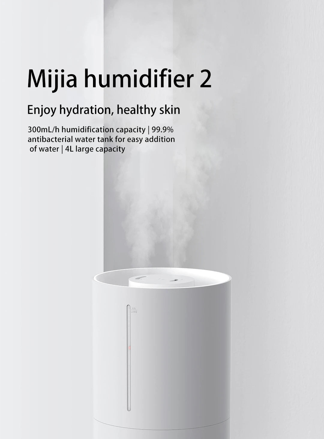 Original Mijia Humidifier 4L Mist Maker Broadcast Aromatherapy Essential Oil Diffuser Scent Home Air Humidifiers