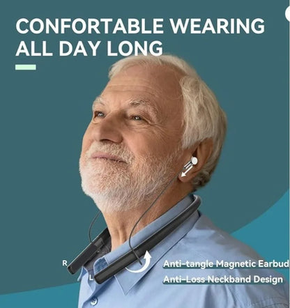 MeloE Qualix Neckband Stylish Rechargeable Smart Health Hearing Device for Clear Chats & All-Day Comfort Buy 2 Get 1 Free