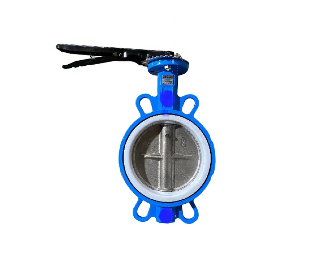 C-Way Stainless Steel Al05 1 1/2 Inch Butterfly Valves 200 Class Manual Power Oil Water Media High Temperature 12-Month Warranty