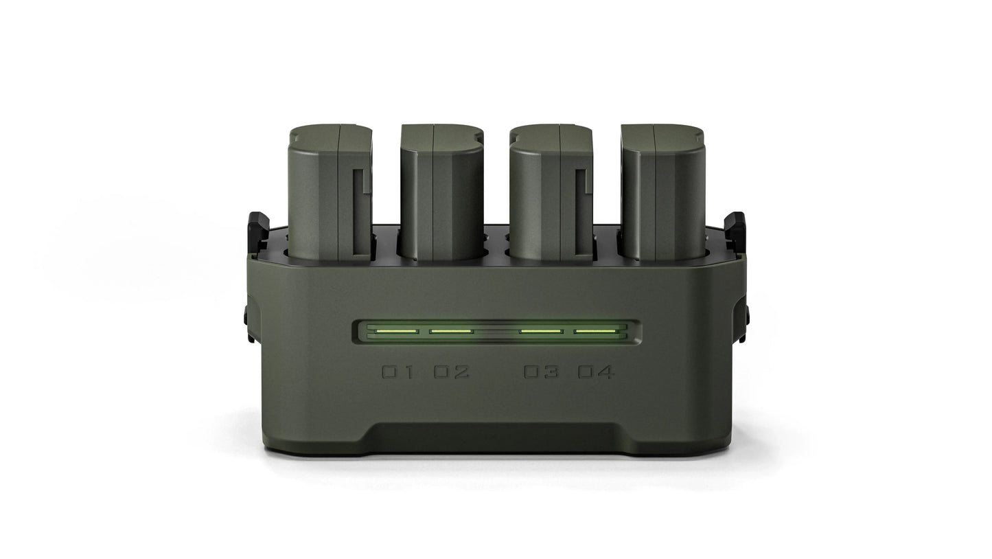 TILTA EN-EL15C Battery 2400mAh Portable Charging Station (4 Channel) for Nikon ZR Z8 Z7 Z6 Z63/62 Z5 ZF Z7II Z6II D850 D810 D710