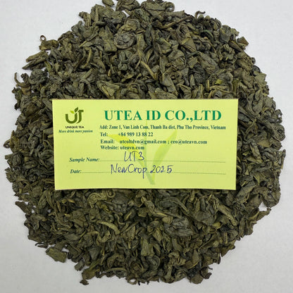 UT3 Factory Direct Bulk Supply OEM Private Label New Pure Organic Vietnam Green Tea Leaves Beverage Box & Bag Packaging