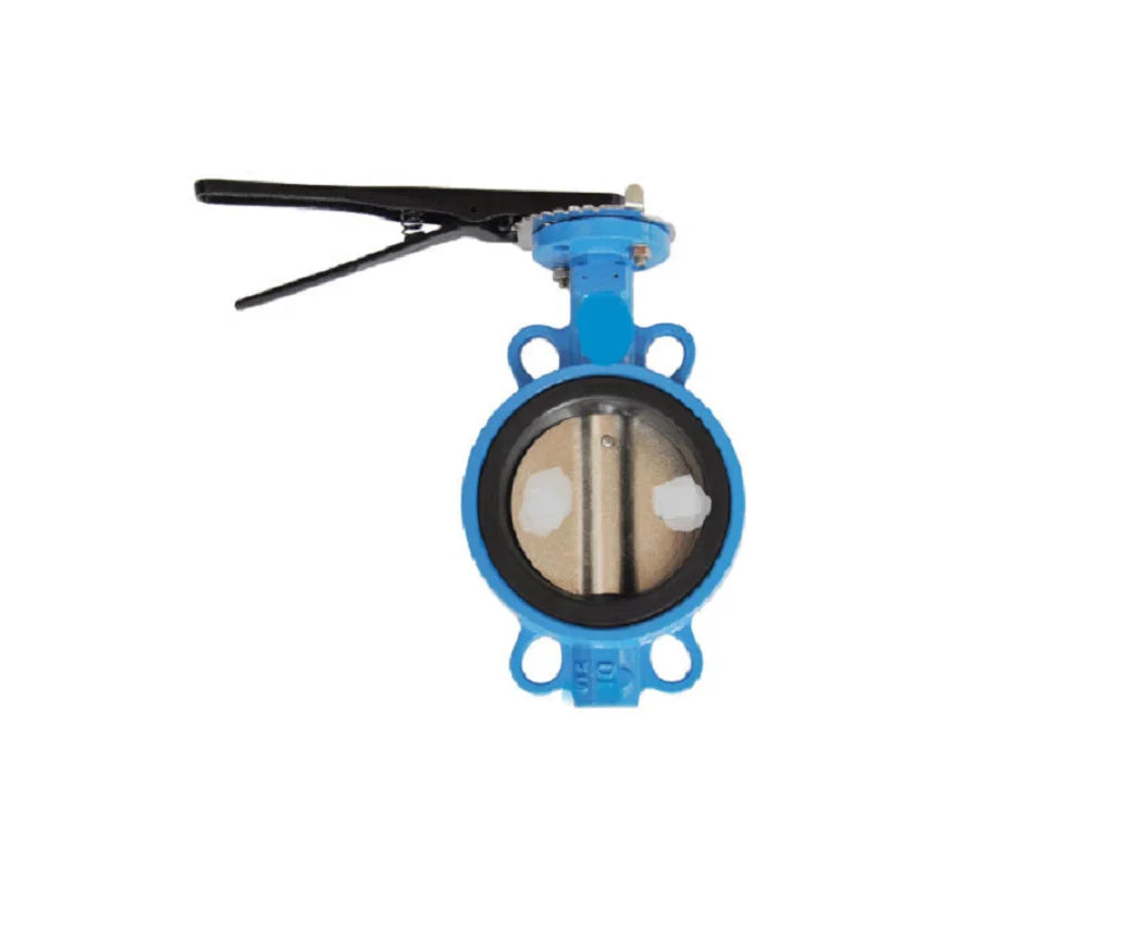 C-Way Stainless Steel Al05 1 1/2 Inch Butterfly Valves 200 Class Manual Power Oil Water Media High Temperature 12-Month Warranty