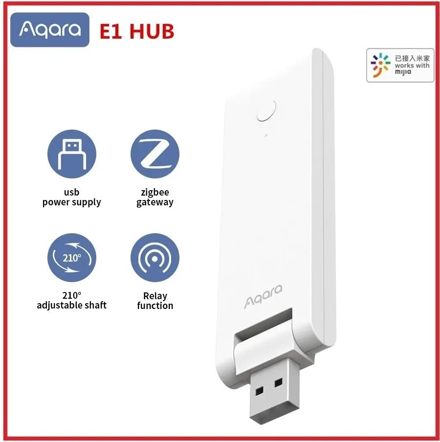 Aqara Smart Home M1S Hub Smart Gateway M1S 2.4G WIFI ZigBee 3.0 RGB E1 Hub Gateway Night Light For Apple Homekit and xiaomi Home