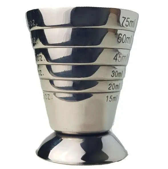 Stainless Steel Double Jigger Cup Measuring for Home Bartender Wine Cocktail Shot Drink Spirit Measure Cup Made in India 2024