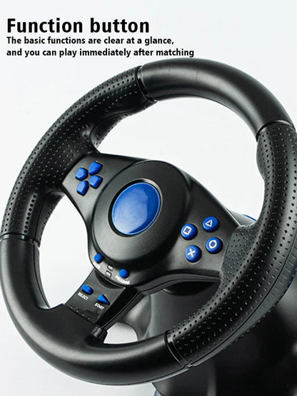 7 in 1 Racing Game Steering Wheel Vibration Controller Simulation Racing Pedals for switch/xbox 360/xbox one/pc/ps4/3/Android