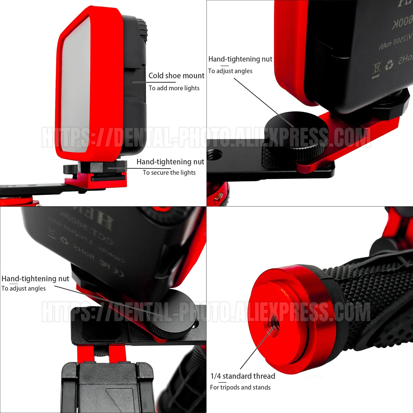 Mobile Photography LED Light Phone Photo Video Flashlight Lighting for Macro, Nail, Manicure Makeup Photography