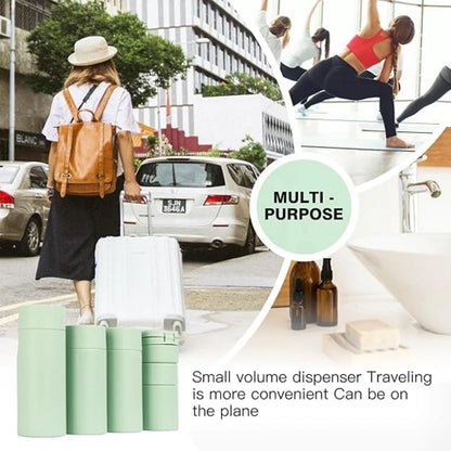 5pcs Travel Cream Dispenser Bottles Set Travel Bottles Toiletry Containers Set, TSA Approved, Travel Essentials