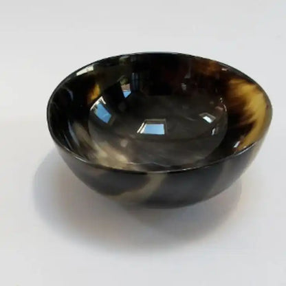 High Quality Custom Handcrafted Natural Horn Salad Serving Bowl Highly Polished Classic Design Home Restaurant Eco-Friendly
