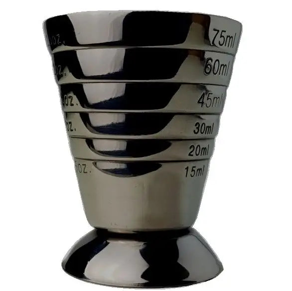 Luxury Stainless Steel Double Jigger Cup Measuring Satin Style for Home Bartender Wine Cocktail Shot Drink Spirit Measure Cup