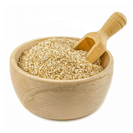 100% Natural Premium Grade White Sesame Seeds AD Smoked Dried Single Spice Herb Indian Good Taste by PDG ibma