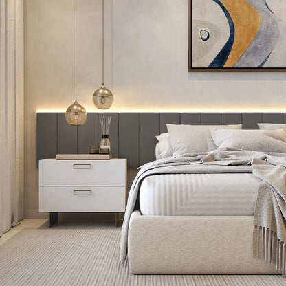 Kit 10 Bed Headboard Box King Upholstered Modulated 45x20cm-Various Sizes