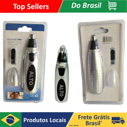 Aparador Removedor  de Pelos Elétrico/ Buço, Portátil para Nariz/Orelha/Rosto / Depilador Facial