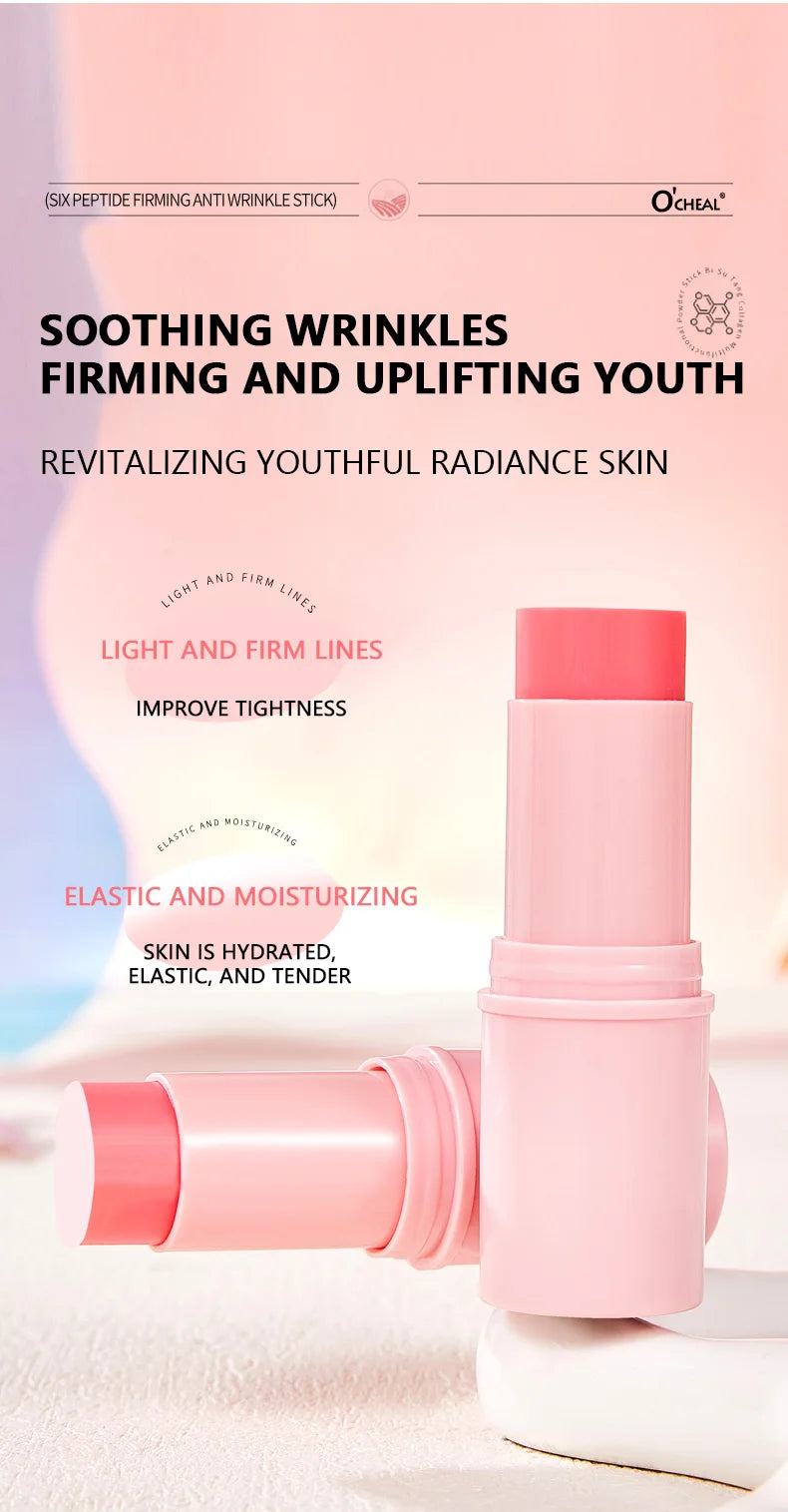 Ocheal Moisturizer Firming Skin Stick Neck Face Elbow Knee Underarm Body Care Cream Stick Argireline Brightens Nourishing Cream