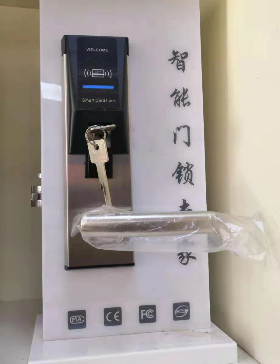 CE Waterproof Pro Usb V9 Software Stainless Steel 13.56Mhz T557 Card Keyless Access Smart Electronic MF Rfid Hotel Lock