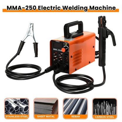 4000W MMA-250 Portable Welding Machine Inverter Arc Electric Welder present Adjustable Compact Welding Machine EU Plug