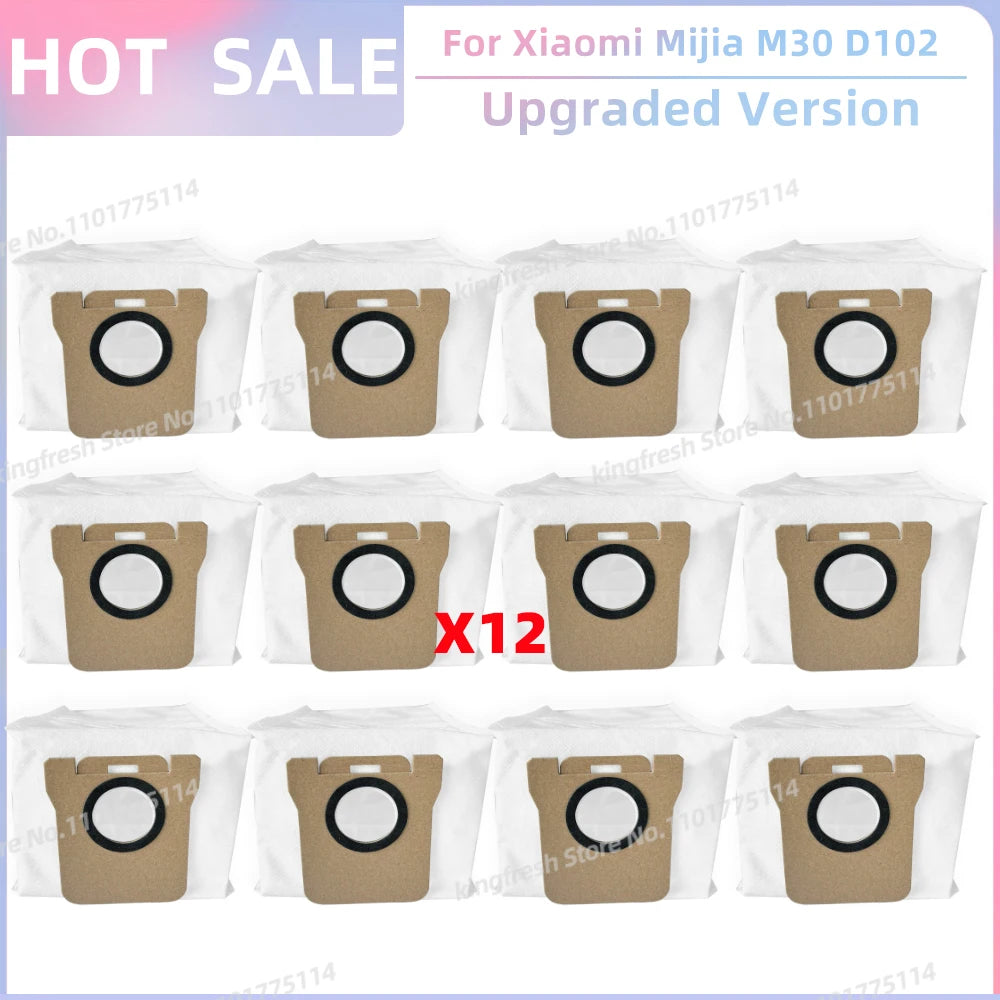 Fit For Xiaomi Mijia M30 D102, Xiaomi X20 Pro D102GL / X20 Max D109GL Parts Main Side Brush Filter Mop Cloth Dust Bag