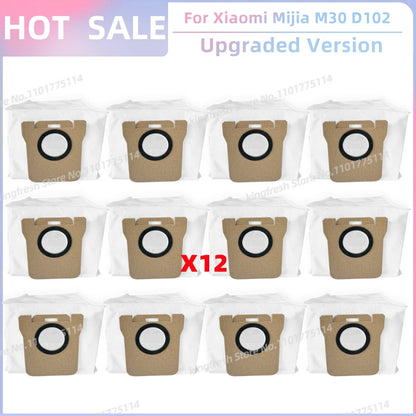 Fit For Xiaomi Mijia M30 D102, Xiaomi X20 Pro D102GL / X20 Max D109GL Parts Main Side Brush Filter Mop Cloth Dust Bag
