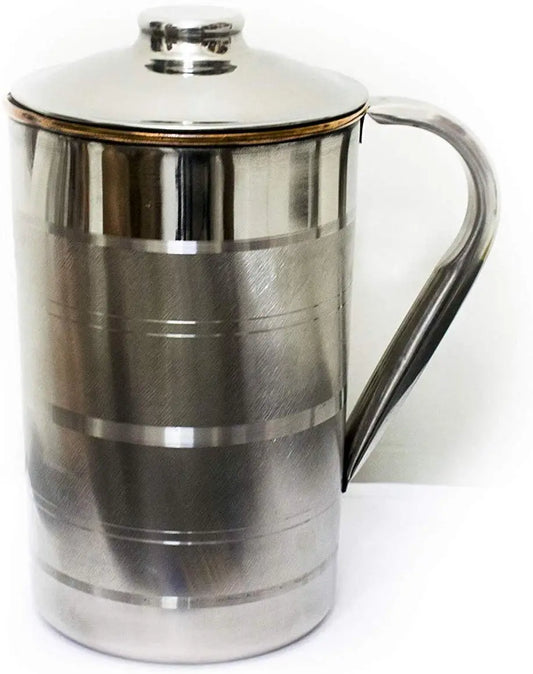 Wholesale 100% Pure Copper Steel Jug Handle Glasses Trendy Indian Design for Kitchen Decor Water Jug Use Tea Pots & Kettles