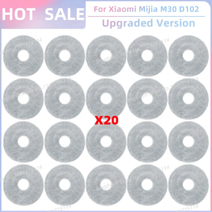 Fit For Xiaomi Mijia M30 D102, Xiaomi X20 Pro D102GL / X20 Max D109GL Parts Main Side Brush Filter Mop Cloth Dust Bag