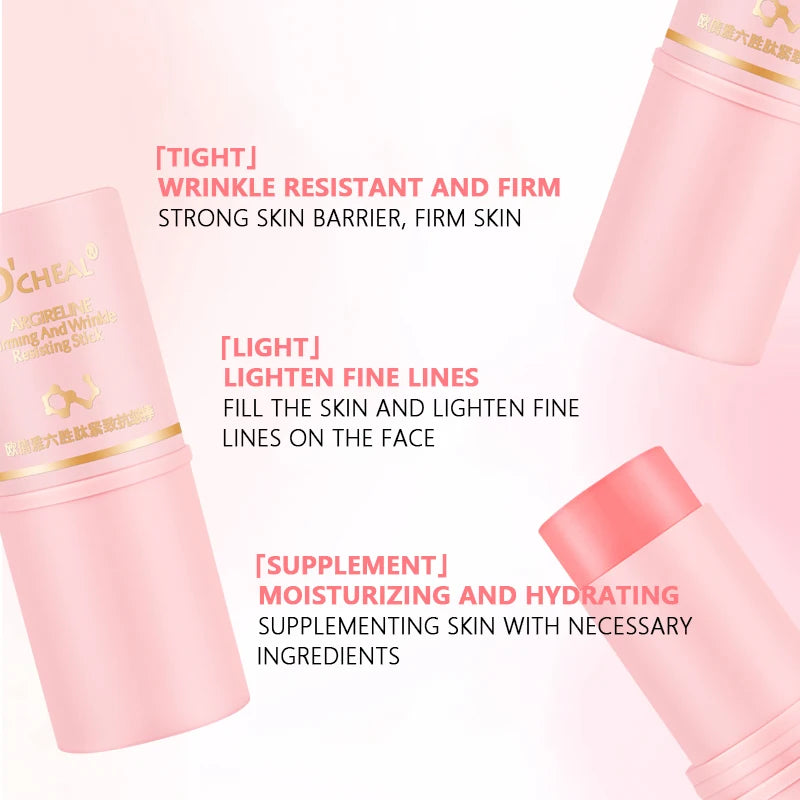 Ocheal Moisturizer Firming Skin Stick Neck Face Elbow Knee Underarm Body Care Cream Stick Argireline Brightens Nourishing Cream