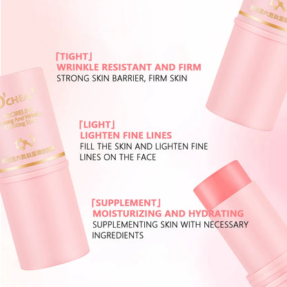 Ocheal Moisturizer Firming Skin Stick Neck Face Elbow Knee Underarm Body Care Cream Stick Argireline Brightens Nourishing Cream